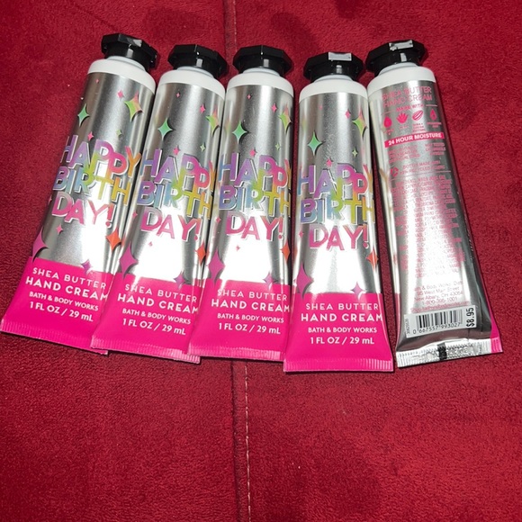 BBW 5pc Happy Birthday Vanilla Buttercream hand Creams - Picture 2 of 2